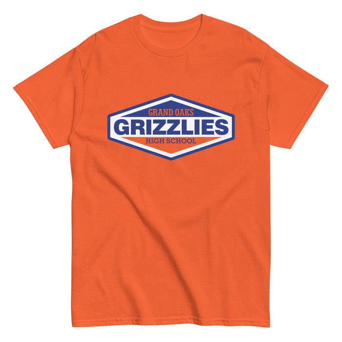 Grand Oaks High School Grizzlies Classic Unisex Orange T-shirt 09