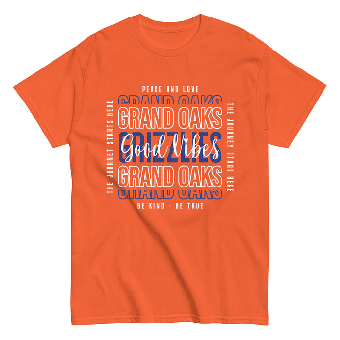 Grand Oaks High School Grizzlies Classic Unisex Orange T-shirt 13