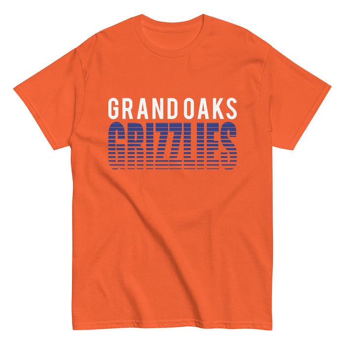 Grand Oaks High School Grizzlies Classic Unisex Orange T-shirt 24