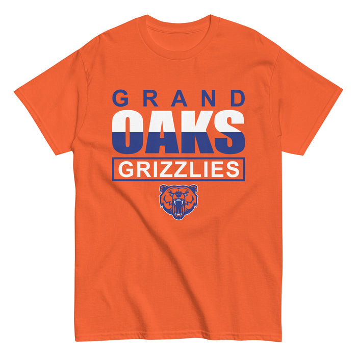 Grand Oaks High School Grizzlies Classic Unisex Orange T-shirt 29