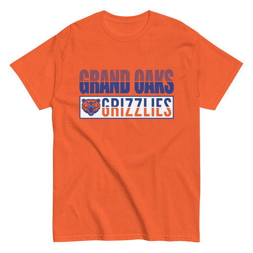 Grand Oaks High School Grizzlies Classic Unisex Orange T-shirt 31