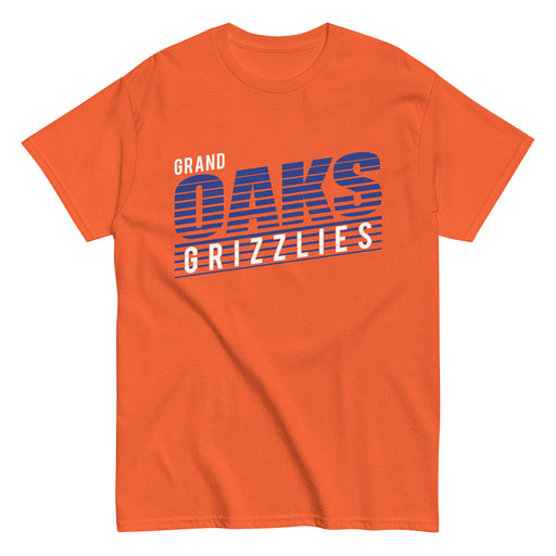 Grand Oaks High School Grizzlies Classic Unisex Orange T-shirt 32