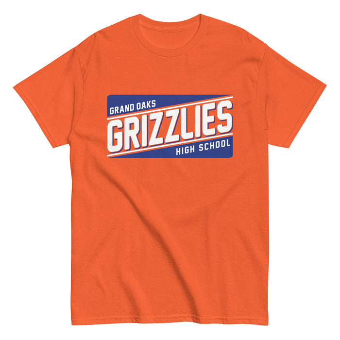 Grand Oaks High School Grizzlies Classic Unisex Orange T-shirt 84