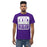 A man wearing Klein Cain High School Hurricanes Purple Classic T-shirt 01