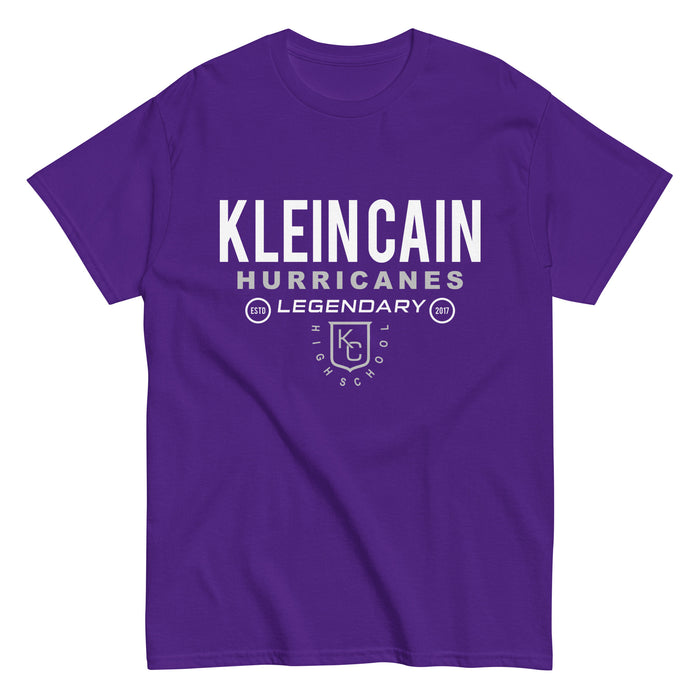 Klein Cain High School Hurricanes Purple Classic T-shirt 03