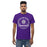 A man wearing a Klein Cain High School Hurricanes Purple Classic T-shirt 04