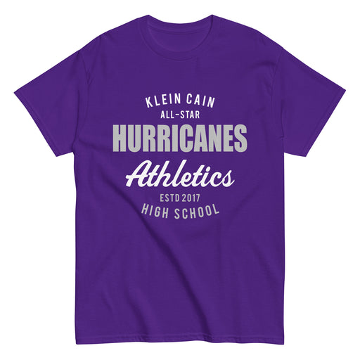 Klein Cain High School Hurricanes Purple Classic T-shirt 34