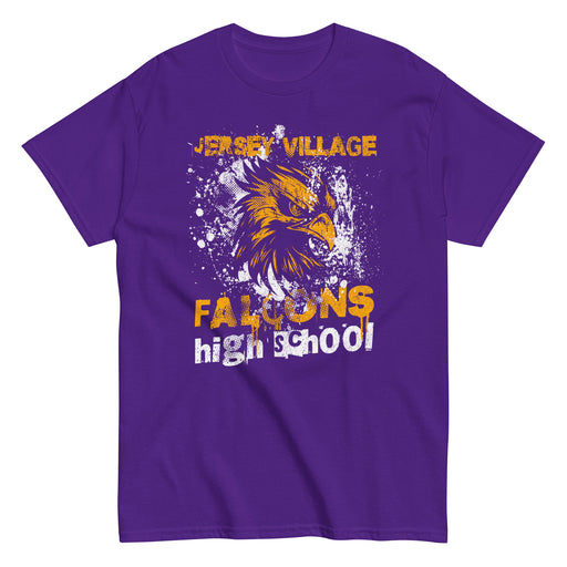 Jersey Village High School Falcons Purple Classic Unisex T-shirt 204