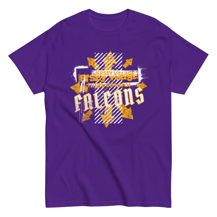 Jersey Village High School Falcons Purple Classic Unisex T-shirt 205