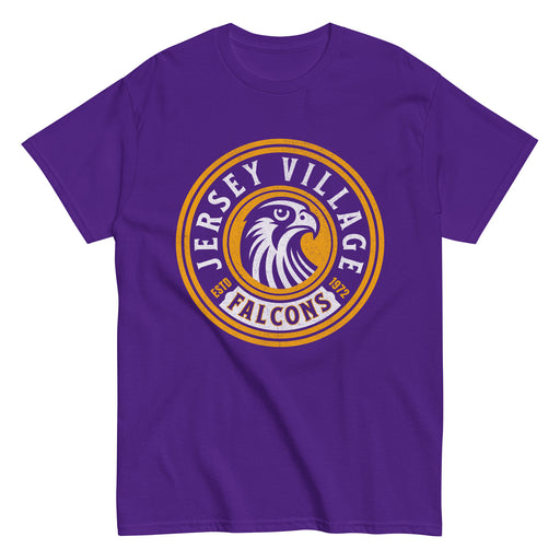 Jersey Village High School Falcons Purple Classic Unisex T-shirt 219