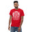 Man wearing a Katy High School Tigers Red Classic Unisex  T-shirt 207