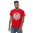 Man wearing Cypress Lakes High School Spartans Red Classic Unisex T-shirt 209