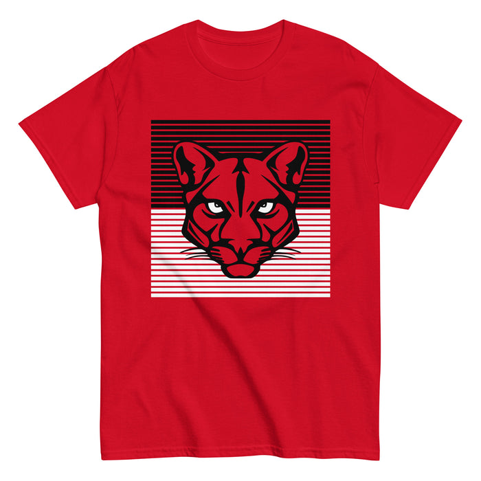 Tomball High School Cougars Classic Unisex Red T-shirt 27