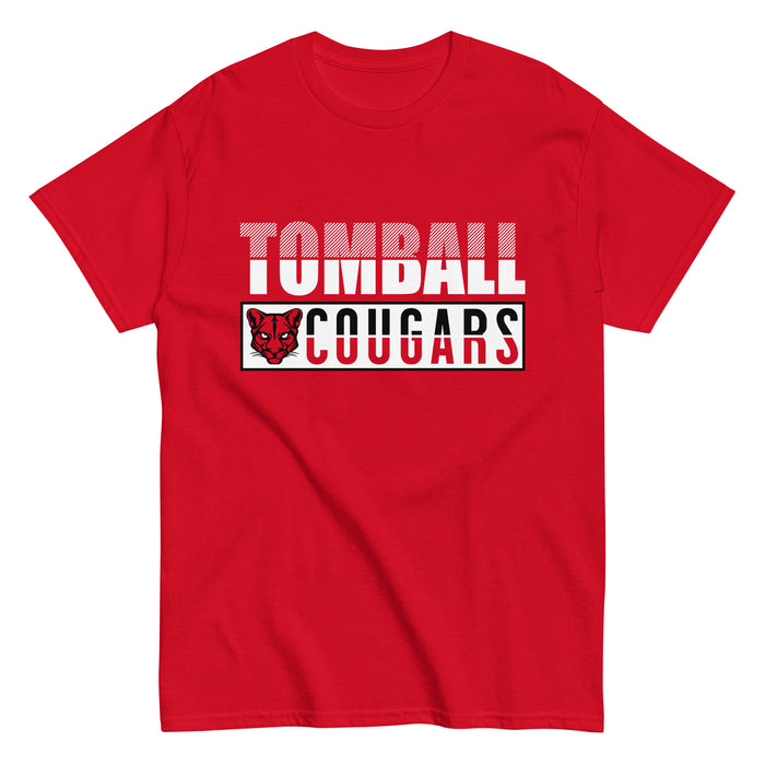 Tomball High School Cougars Classic Unisex Red T-shirt 31