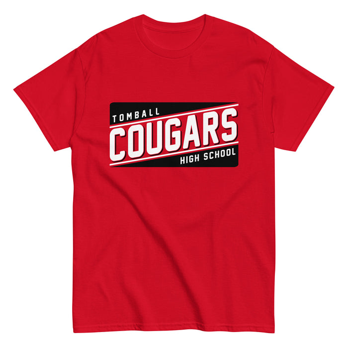 Tomball High School Cougars Classic Unisex Red T-shirt 84