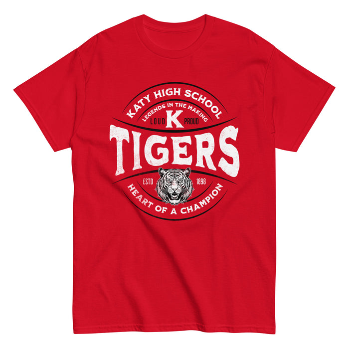 Katy High School Tigers Red Classic Unisex  T-shirt 202