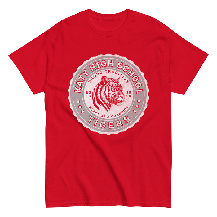 Katy High School Tigers Red Classic Unisex  T-shirt 209