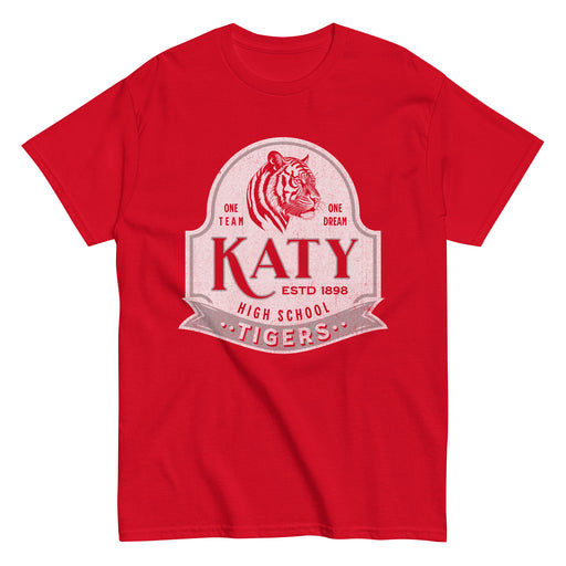 Katy High School Tigers Red Classic Unisex  T-shirt 212