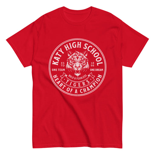 Katy High School Tigers Red Classic Unisex  T-shirt 214