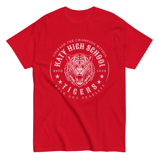 Katy High School Tigers Red Classic Unisex  T-shirt 219