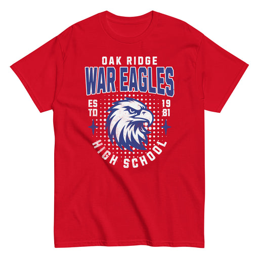 Oak Ridge High School War Eagles Red Classic Unisex T-shirt 204