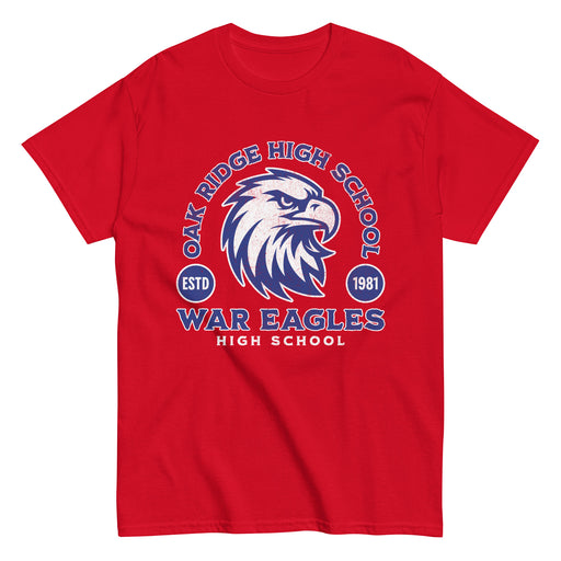 Oak Ridge High School War Eagles Red Classic Unisex T-shirt 208