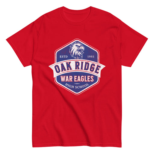 Oak Ridge High School War Eagles Red Classic Unisex T-shirt 209