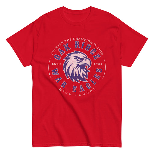 Oak Ridge High School War Eagles Red Classic Unisex T-shirt 210