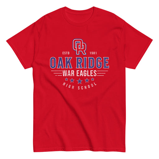 Oak Ridge High School War Eagles Red Classic Unisex T-shirt 217