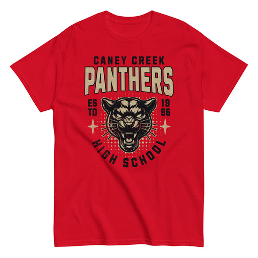 Caney Creek High School Panthers Red Classic Unisex T-shirt 204