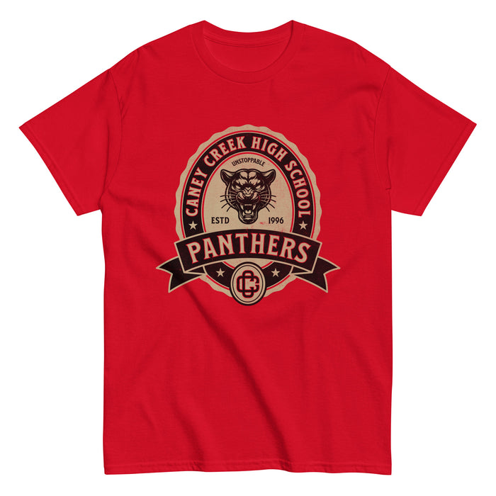 Caney Creek High School Panthers Red Classic Unisex T-shirt 212