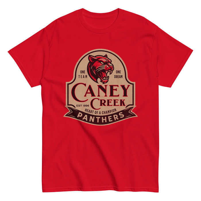 Caney Creek High School Panthers Red Classic Unisex T-shirt 219