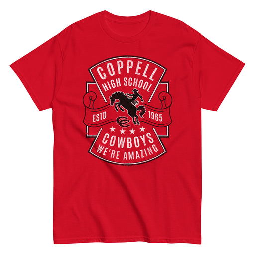 Coppell High School Cowboys Red Classic Unisex T-shirt 207