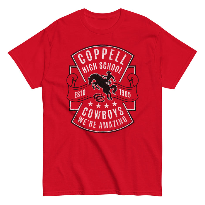 Coppell High School Cowboys Red Classic Unisex T-shirt 207