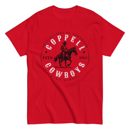 Coppell High School Cowboys Red Classic Unisex T-shirt 214