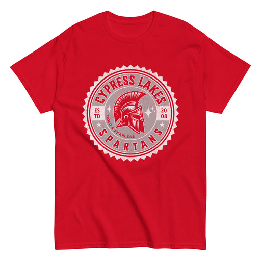 Cypress Lakes High School Spartans Red Classic Unisex T-shirt 203