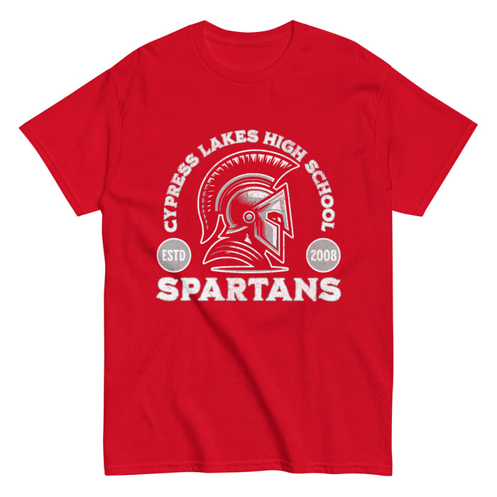 Cypress Lakes High School Spartans Red Classic Unisex T-shirt 208