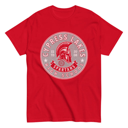 Cypress Lakes High School Spartans Red Classic Unisex T-shirt 215