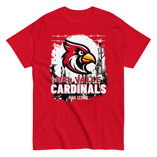 Del Valle High School Cardinals Red Classic Unisex T-shirt 202