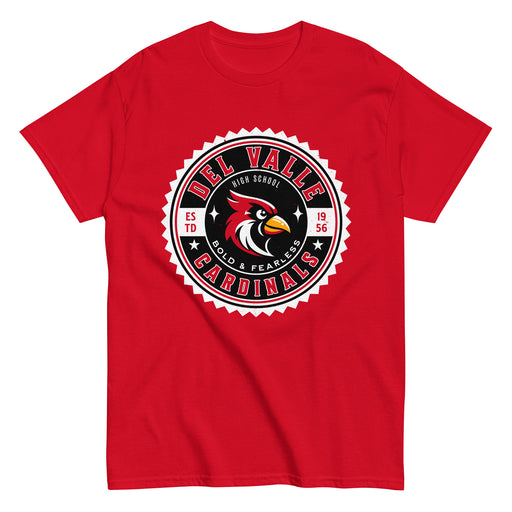 Del Valle High School Cardinals Red Classic Unisex T-shirt 203