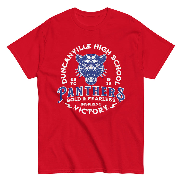 Duncanville High School Panthers Red Classic Unisex T-shirt 206