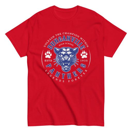 Duncanville High School Panthers Red Classic Unisex T-shirt 214