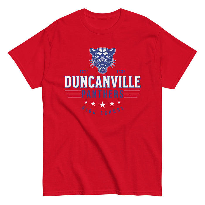 Duncanville High School Panthers Red Classic Unisex T-shirt 217