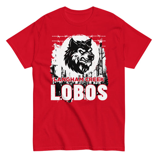 Langham Creek High School Lobos Red Classic Unisex T-shirt 202