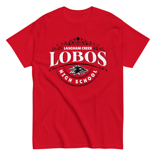 Langham Creek High School Lobos Red Classic Unisex T-shirt 211