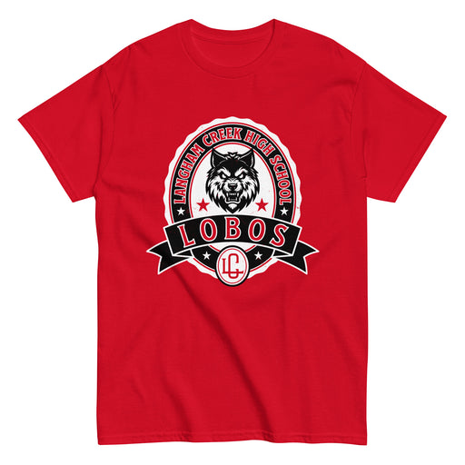 Langham Creek High School Lobos Red Classic Unisex T-shirt 212