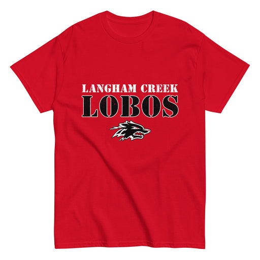 Langham Creek High School Lobos Red Classic Unisex T-shirt 222