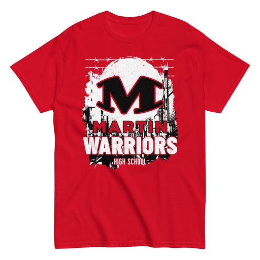 Martin High School Warriors Red Classic Unisex T-shirt 202