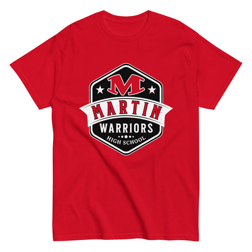 Martin High School Warriors Red Classic Unisex T-shirt 209