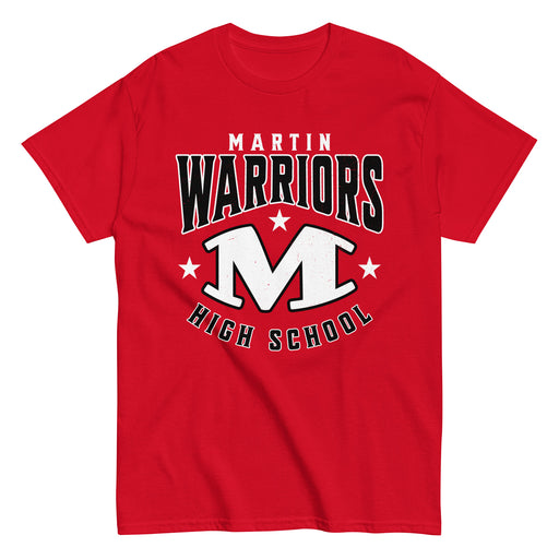 Martin High School Warriors Red Classic Unisex T-shirt 213